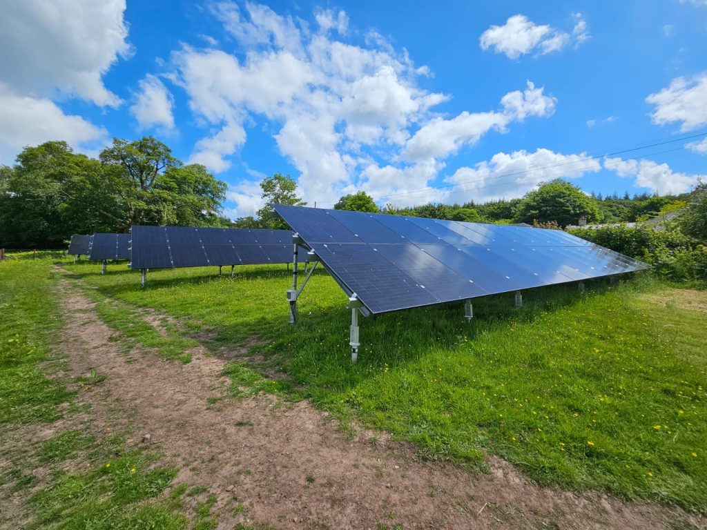 51 KW Ground Mount Solar with 420W Trina Solar Vertex S at Welsh Marches in Chepstow