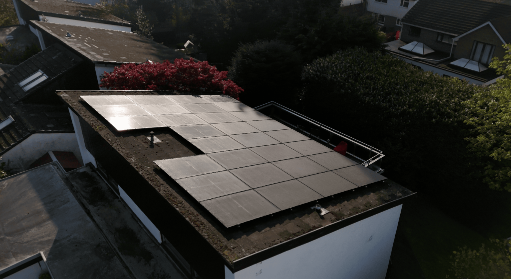 Solar with bird protection preventing bird nesting and debris accumulation