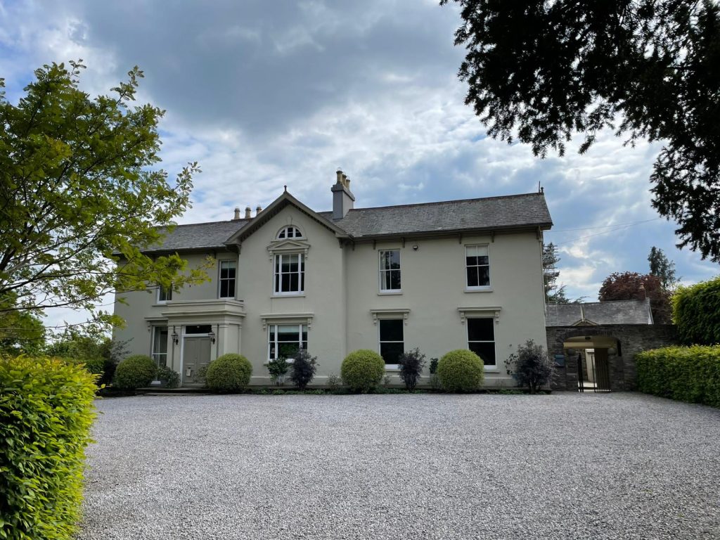 Front of the house Llanvapley Court