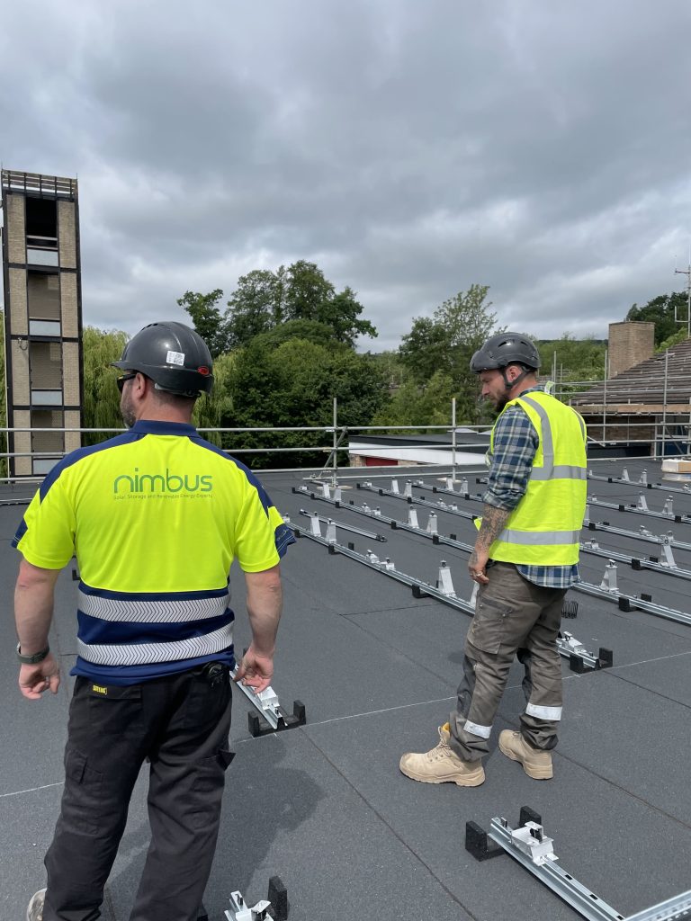 Nimbus solar engineer at stroud fire station scaled