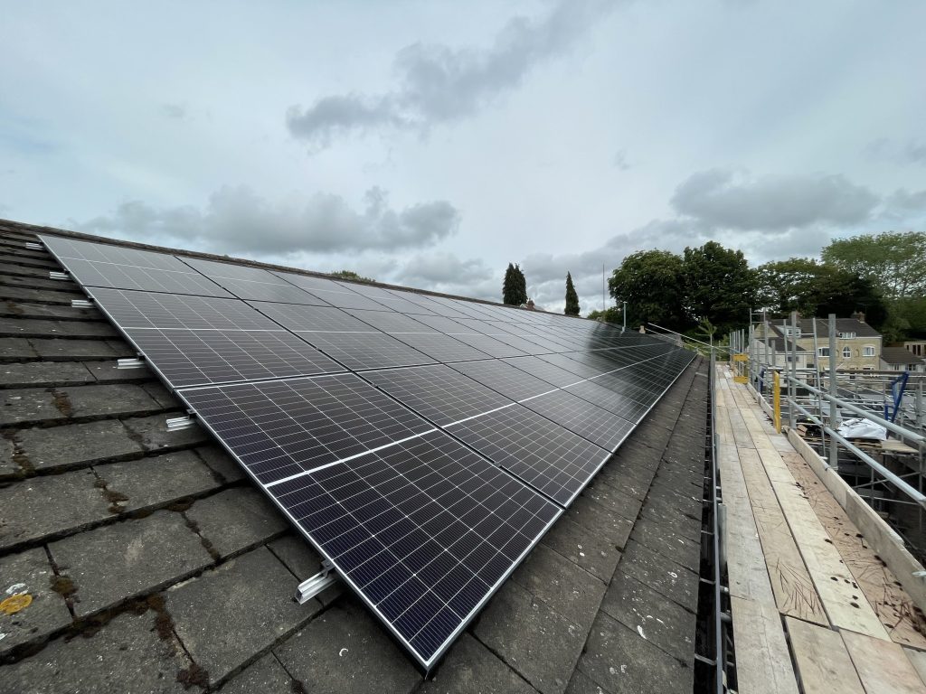 On roof solar system stroud fire station scaled