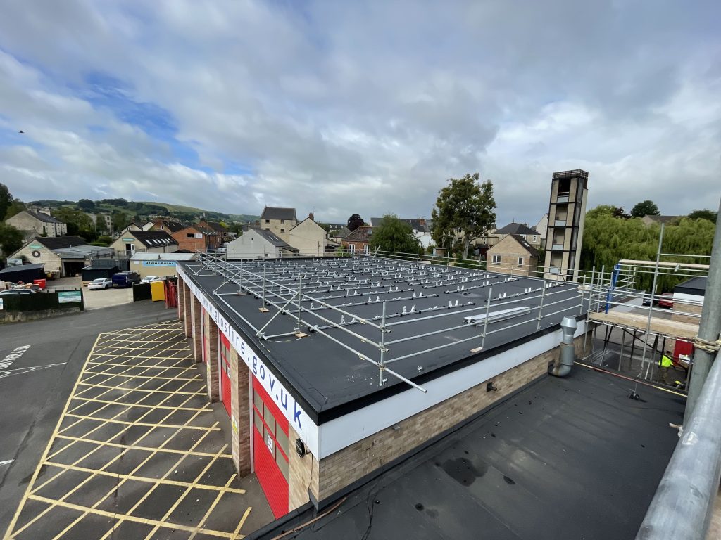 Stroud fire station solar system phase 1 scaled