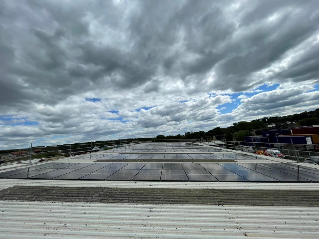 ToolBank Cleckheaton aerial shot 88kw