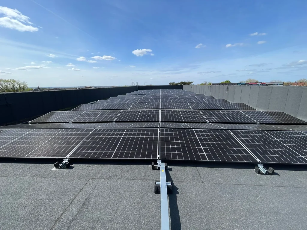 dunraven school solar pv roof cable route south london